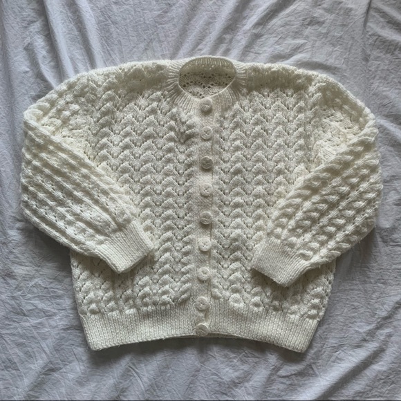 Vintage Knit Hand-made Cardigan - Picture 1 of 3